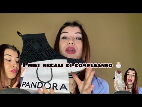 🇮🇹ASMR ITA• I MIEI REGALI 🎁 DI COMPLEANNO 🎂 +2️⃣4️⃣