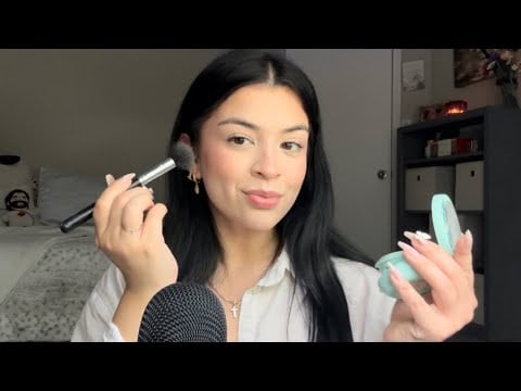 ASMR grwm LOTS of chatting 🫶🏻