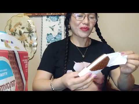 VANILLA ICE CREAM SANDWICH MUKBANG:Life in America 🇺🇸