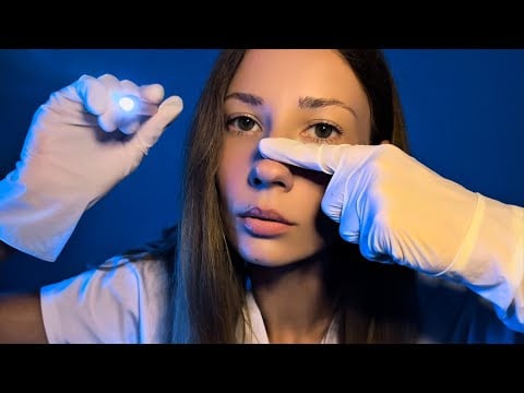 Relaxing Eye Exam ASMR 🩺 Doctor Roleplay to Help You 😴 Follow The Light, Follow My Instructions 