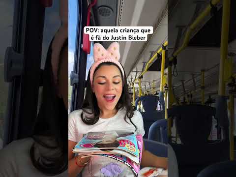 POV: aquela criança que é fã do Justin Bieber #asmr #humor #comedia #shorts