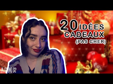 🌙 ASMR FRANÇAIS : 20 IDÉES DE CADEAUX DE NOËL 🎁🎄 (pas cher)