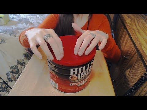 [ASMR] Tapping Coffee Containers + Box of Green Tea (No Talking)