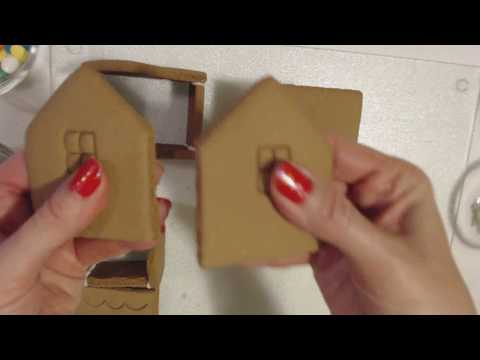 ASMR 🍭Building a Gingerbread Village! 🍭