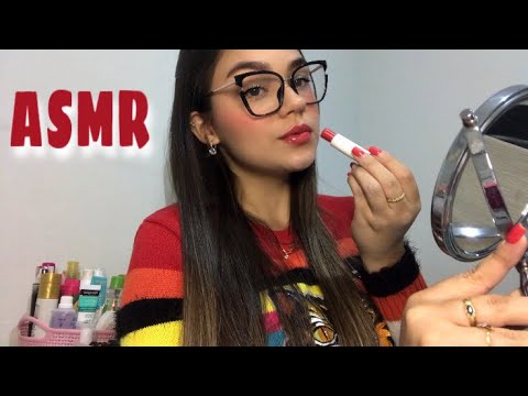 ASMR | AMIGA METIDA TE ARRUMANDO PRA SAIR COM O BOY