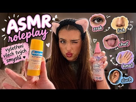 ASMR CZ - Test tvých smyslů 👀🦻👄 část 1. 