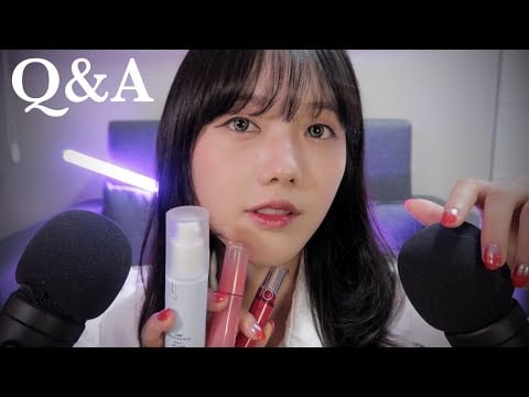 ASMR 10万記念ささやき質問コーナー 수면을 위한 속삭이는 Q&A ｜Whispered Q&A