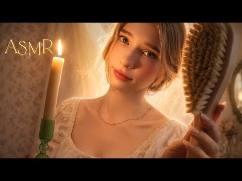 ASMR Забота от Служанки в замке🕯️🏰Укладываю спать после странного завтрака 📜(Часть 3) Массаж и Сон🌙