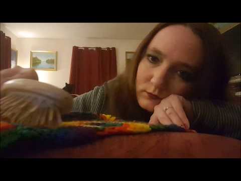ASMR brushing, scratching, tapping