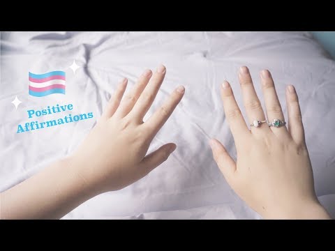 ✨ASMR ✨Positive Affirmations for Trans + Nonbinary Friends (Gender Neutral)