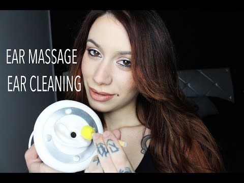 ASMR Ear Cleaning & Ear Massage With Oil Lotion (Cupping, Tapping, Touching, Rubbing)