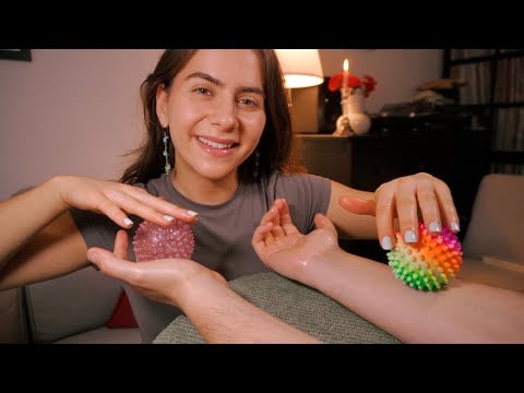 ASMR on my boyfriend 🫶 Sanfte Arm- und Handmassage