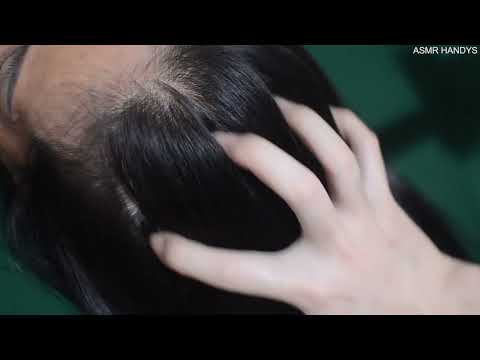 ASMR Real Person Head Scratching Sounds, Soothing Hair Combing For Reduce Anxiety