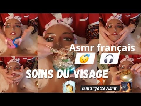Asmr français, " Soins du visage "
