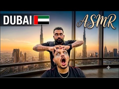 ASMR 😱 World's Greatest Head Massage in Dubai ONLY $5 45!! 🇦🇪