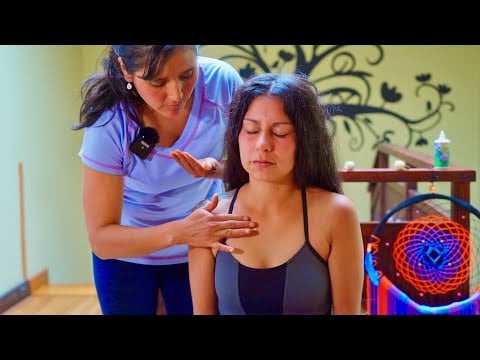 A soft-spoken ASMR massage (whispering) & energy cleansing with Esperanza