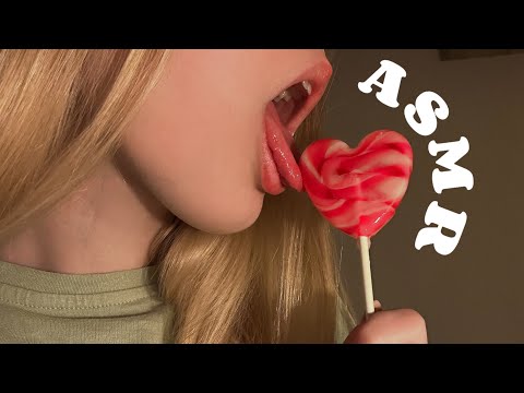 ASMR Lollipop Licking Sounds | No Talking