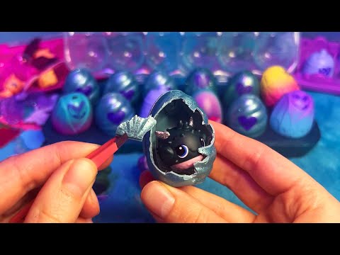 ASMR Shell Cracking + Peeling Surprise Eggs (Whispered, Satisfying)