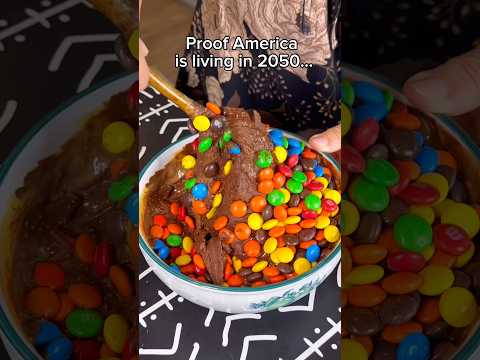 Proof America is living in 2050… #food #eating #mukbang #chocolate