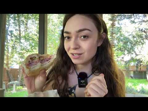 ASMR Eating Jersey Mikes And Whispering you to sleep