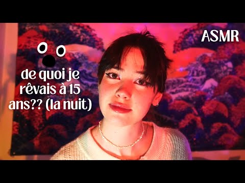 ASMR ִֶ☾₊ je lis mes rêves de quand j'étais ado (lectures immersives🎵)