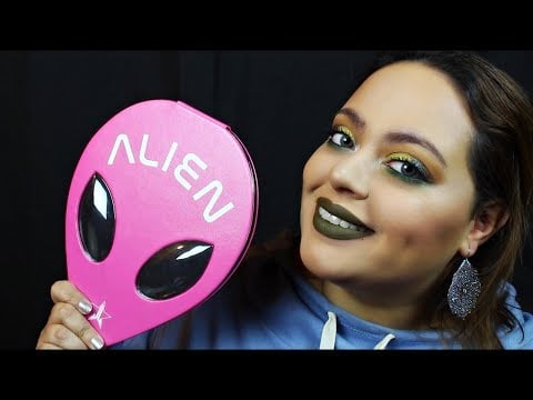 ASMR| Relaxing GRWM - Jeffree Star Alien Palette
