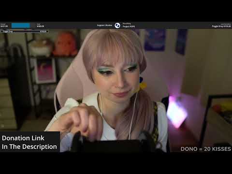 ASMR | Ukraine Charity Stream 🇺🇦  Ear Massage & Affirmations