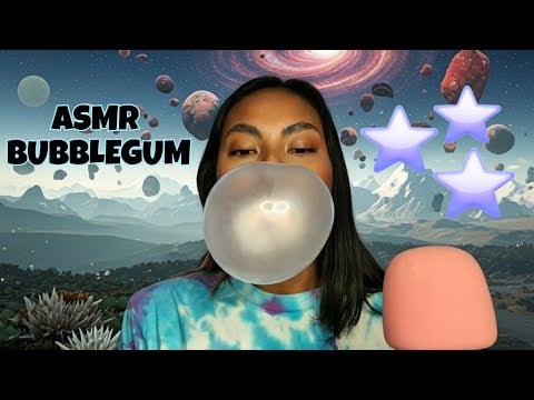 ASMR Chewing Bubblegum , More Satisfying Mouth Sounds, Time To Relax
