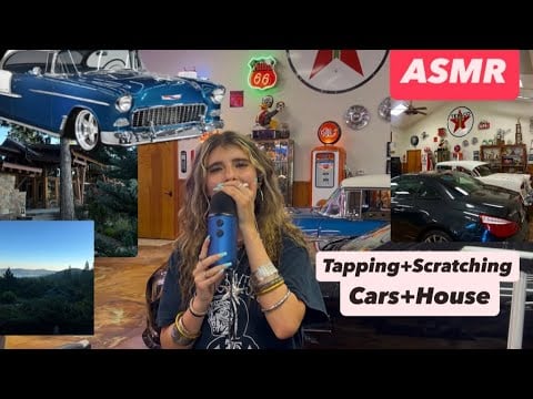 [ASMR] IN THE MOUNTAINS 🏔️🚗🐻 (cars, house, nature)
