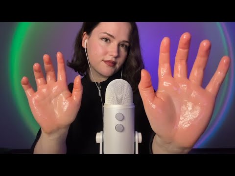 ASMR Oily & Dry Hand Sounds (no talking)