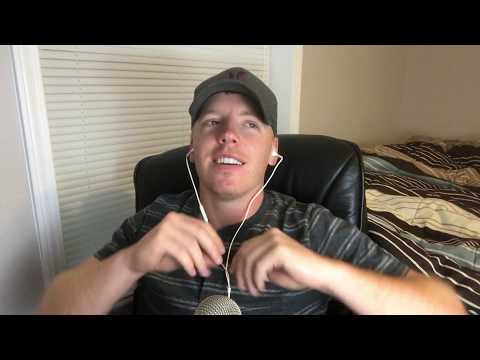 ASMR whispering scratching and playing with the mic