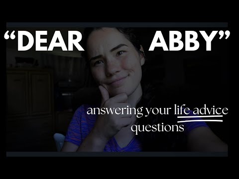 ASMR Answering Your Questions [How to be Social / He’s Too Good for Me] “DEAR ABBY”