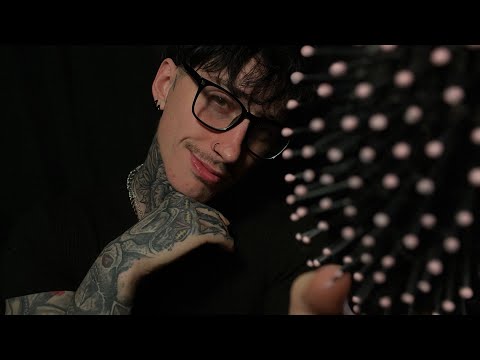 ASMR Brushing Your Hair While Flirting With You(Really Sassy)