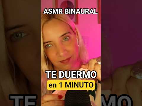 ASMR TE DUERMO EN 1 MINUTO #asmr #asmrdormir #asmrhipnosis #asmrbinaural #asmrstero #asmrteduermo