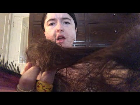ASMR Popular Girl Brushes your Hair in Detention (it’s super knotty) RP *tingly*