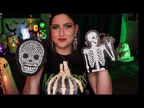 ASMR Skeleton Themed Triggers 💀