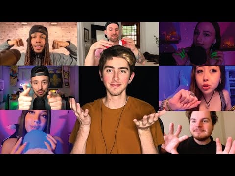 ASMR WITH FRIENDS | 100k Subs Celebration *1 HOUR*