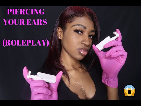 ASMR Piercing Your Ears Roleplay (Personal Attention)