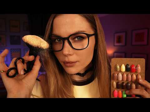 ASMR 3 Sisters Pamper You 🌸 Relaxing Haircut, Nail Care & Makeup Application