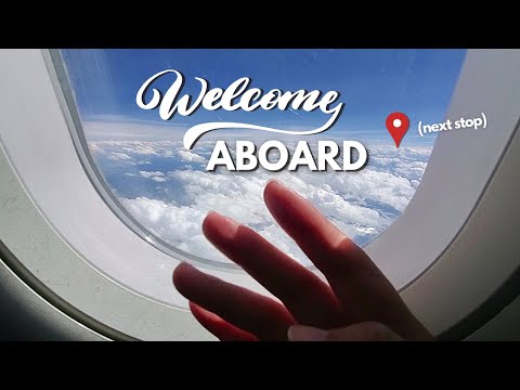 ASMR in AIRPLANE ✈️ (lofi tapping, window seat, aircraft ambience)