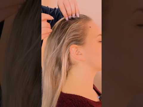 asmr hairplay on a real person