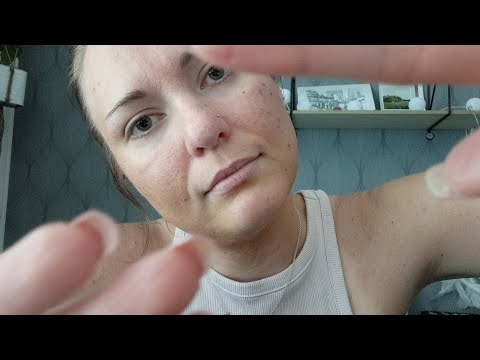 ASMR- Whisper ramble/life update and touching your face