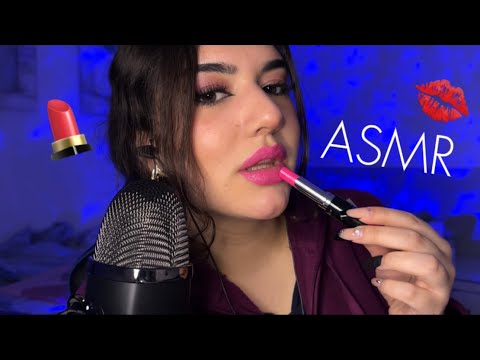 ASMR PROBANDO LABIALES QUE NO USO 💄😖