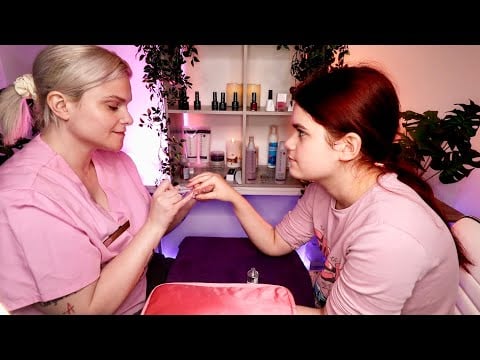 A Professional Real Person ASMR Luxury Manicure