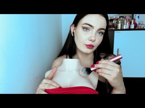 ASMR - Massaging & Scratching Tantaly Doll #asmr #relax #massage
