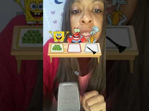asmr você gosta do Bob Esponja #shortvideo