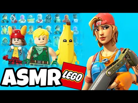 ASMR Français • Je vous PRÉSENTE mon CASIER FORTNITE ULTRA RARE 😴💤 (mais version Lego ✨)