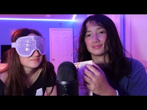 ASMR Guess The Trigger With My Sister