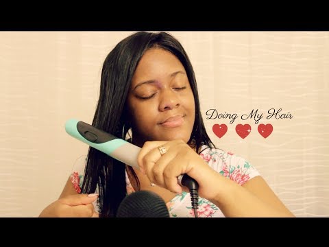 ASMR | Doing My Hair | Ft. Faddishair ~