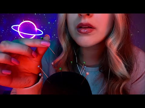 ASMR • Krankes Mikrofon heilen mit Akupunktur 🤒 Mic Scratching, Fluffy MIC, Nadeln aus MIC ziehen📍